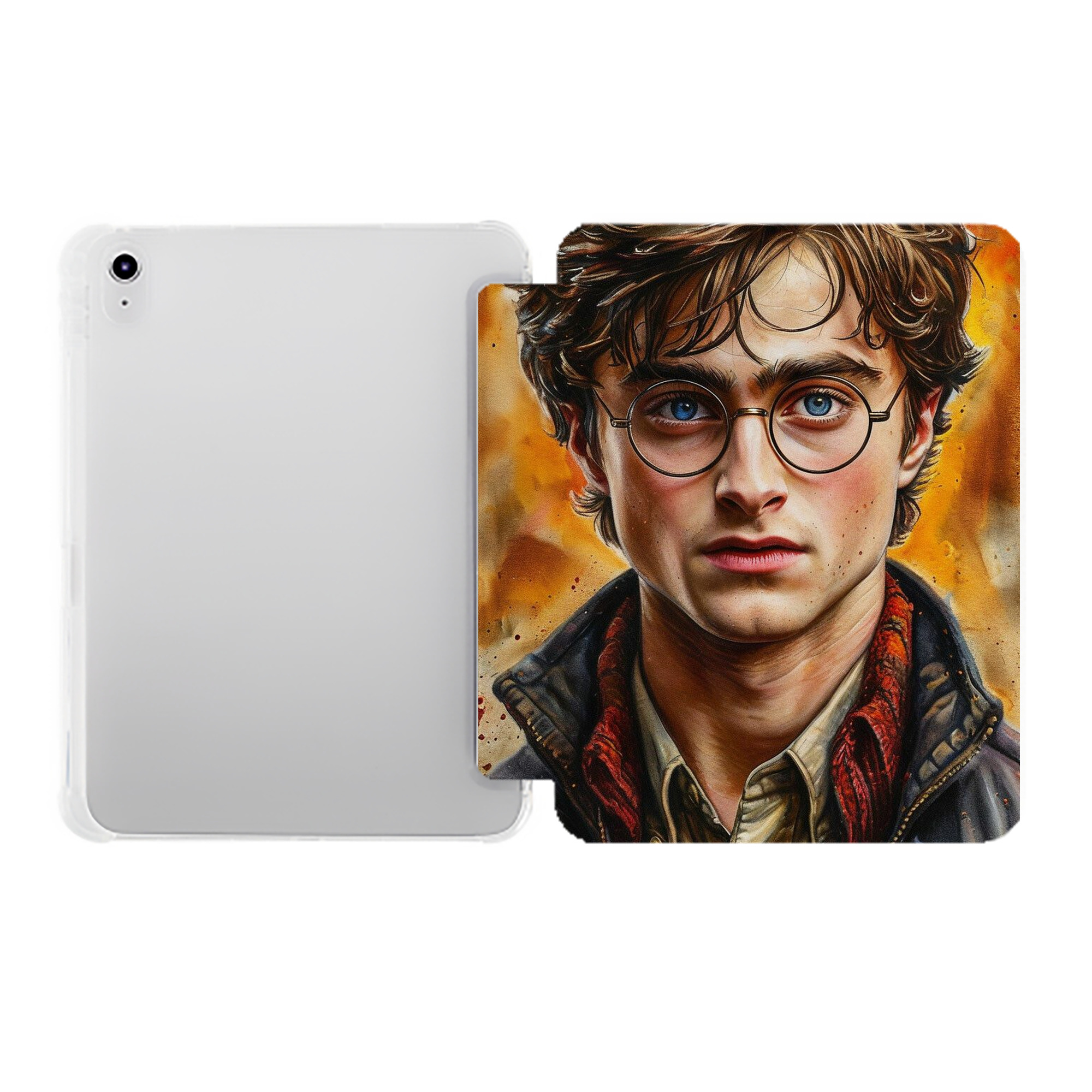 （画像用） Harry Potter ハリー・ポッターシリーズ IPad ケース ペン収納付き 三つ折りスタンド PUレザー×シリコン 対応機種9.5/10.5/10.9インチ